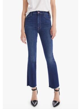 The Hustler Ankle Fray Jeans Home Movies Dark Wash